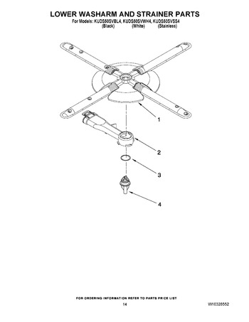 Diagram for KUDS50SVWH4