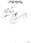 Diagram for 02 - Control Panel Parts