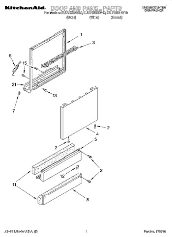 Diagram for KUDY25SHBL0