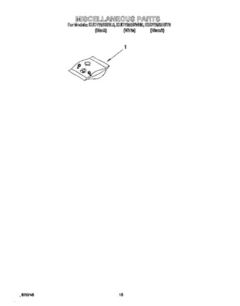 Diagram for KUDY25SHBL0