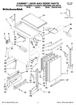 Diagram for 01 - Cabinet Liner And Door Parts