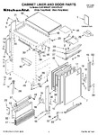 Diagram for 01 - Cabinet Liner And Door Parts