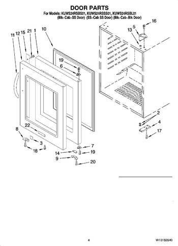 Diagram for KUWS24RSBL01