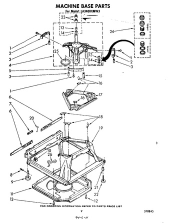 Diagram for LA3400XMW3