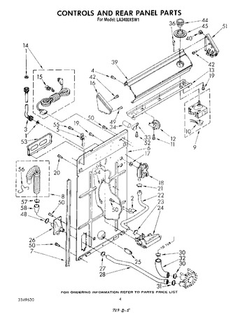 Diagram for LA3400XSW1