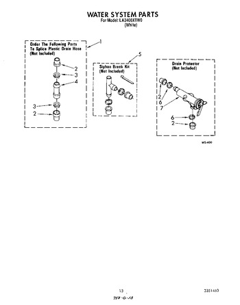 Diagram for LA3400XTW0