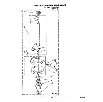 Diagram for LA3400XTW1