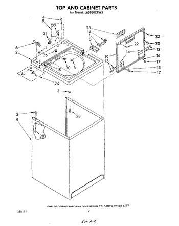 Diagram for LA5000XPW3