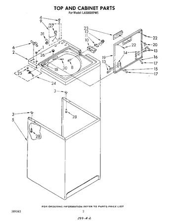 Diagram for LA5000XPW5