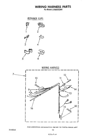 Diagram for LA5000XSW0