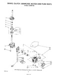 Diagram for 06 - Brake, Clutch, Gearcase, Motor And Pump