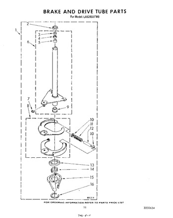 Diagram for LA5200XTF0