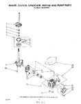 Diagram for 06 - Brake, Clutch, Gearcase, Motor And Pump