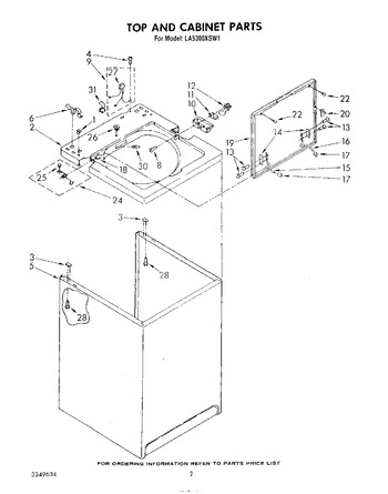 Diagram for LA5300XSW1