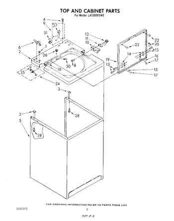 Diagram for LA5300XSW2