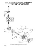 Diagram for 07 - Brake, Clutch, Gearcase, Motor And Pump