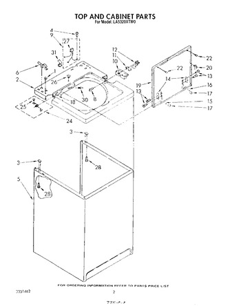 Diagram for LA5320XTF0