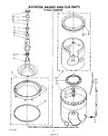 Diagram for 04 - Agitator, Basket And Tub