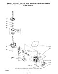 Diagram for 06 - Brake, Clutch, Gearcase, Motor And Pump