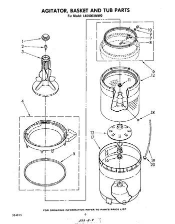 Diagram for LA5400XMW0