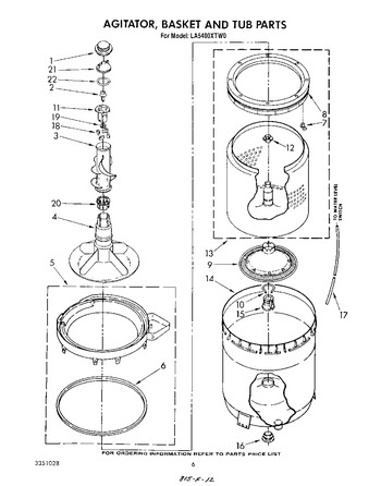 Diagram for LA5400XTF0