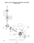 Diagram for 06 - Brake, Clutch, Gearcase, Motor And Pump