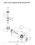 Diagram for 06 - Brake, Clutch, Gearcase, Motor And Pump