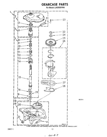 Diagram for LA5500XPW4