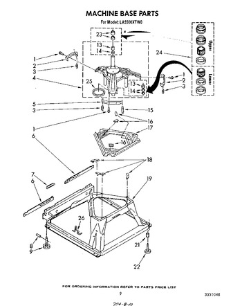 Diagram for LA5500XTW0