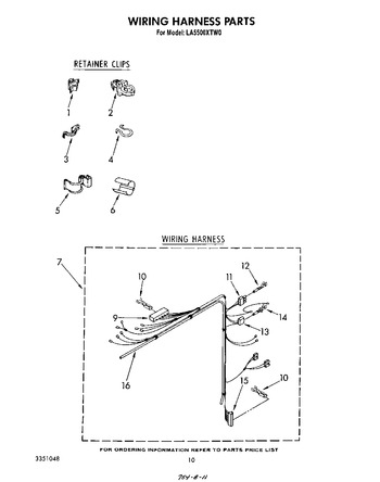 Diagram for LA5500XTG0