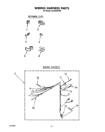 Diagram for LA5550XPW8