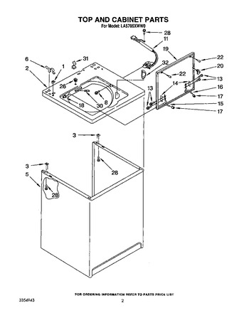 Diagram for LA5705XWM0