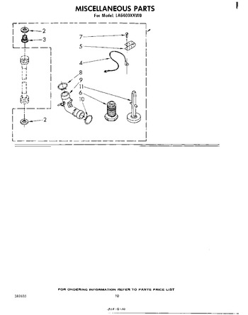 Diagram for LA6400XKW0