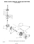 Diagram for 06 - Brake, Clutch, Gearcase, Motor And Pump