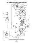 Diagram for 05 - Tub And Basket (non Suds Only)