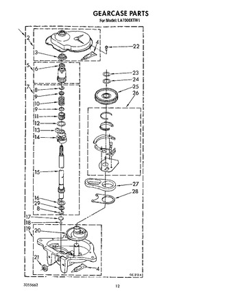 Diagram for LA7000XTM1