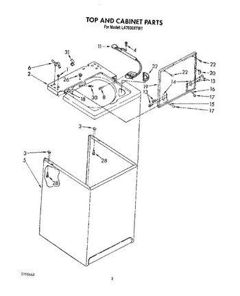 Diagram for LA7000XTM1