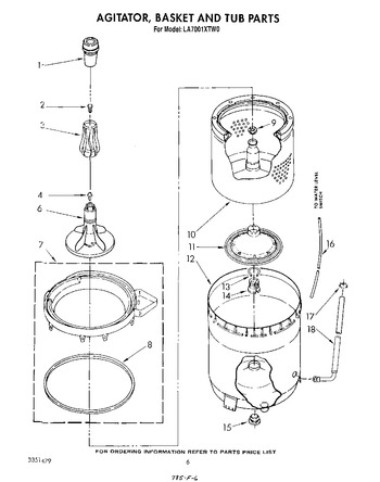 Diagram for LA7001XTW0