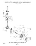 Diagram for 06 - Brake, Clutch, Gearcase, Motor And Pump