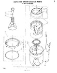 Diagram for 04 - Agitator, Basket, And Tub