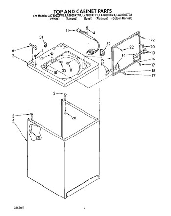 Diagram for LA7800XTG1