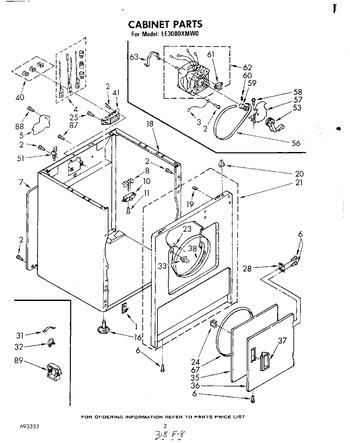 Diagram for LE3000XMW0