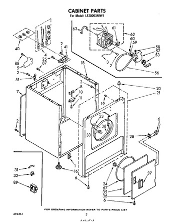 Diagram for LE3000XMW1