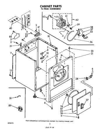 Diagram for LE3000XMW2