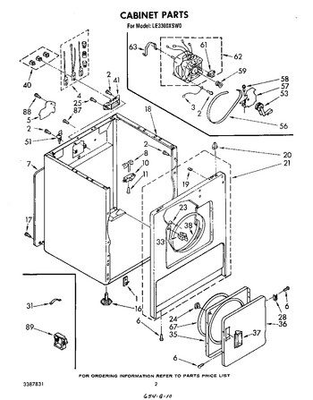 Diagram for LE3300XSW0