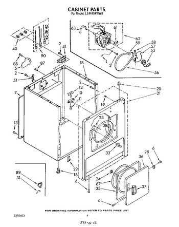 Diagram for LE4440XWW0