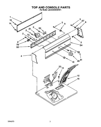 Diagram for LE4440XWW1