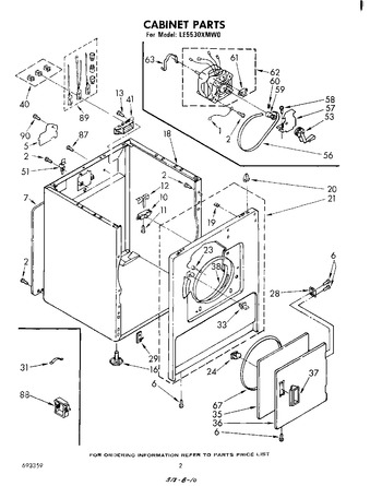 Diagram for LE5530XMW0