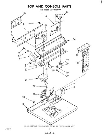 Diagram for LE5530XMW0