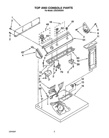 Diagram for LE5530XSW1